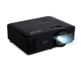 Acer Projector X1128H, DLP, SVGA (800x600), 4800 ANSI Lumens, 20 000:1, 1.1x, 3D ready, 40 degree Auto keystone, ACpower on, HDMI 1.4, VGA, RCA, USB(Type A), Audio in, Speaker 3W, 2.7kg, 2Y, Black