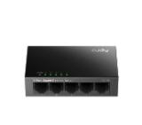Cudy GS105 5-Port Gigabit Metal  Switch, 5 10/100/1000M RJ45 Ports, Desktop Metal Case