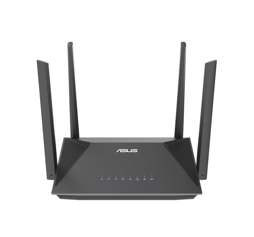 Asus Wireless Router, RT-AX52, Dual-Band, Dual-Core 1.3GHz CPU, 128MB/256MB, Gigabit, Instant Guard, Traditional QoS, VPN server/client, IPTV, OFDMA, Beamforming, AiMesh