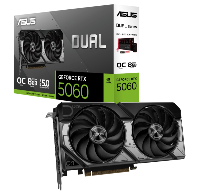 Asus Dual GeForce RTX 5060 8GB GDDR7 OC