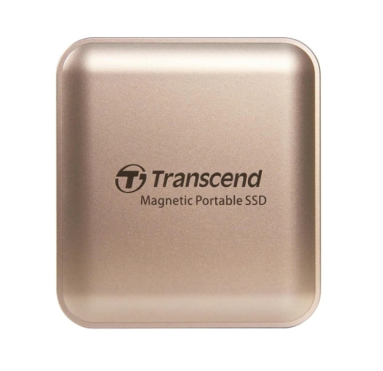 Transcend 2TB, External SSD, ESD420G, USB 20Gbps, Type C, Magsafe, Champagne Gold