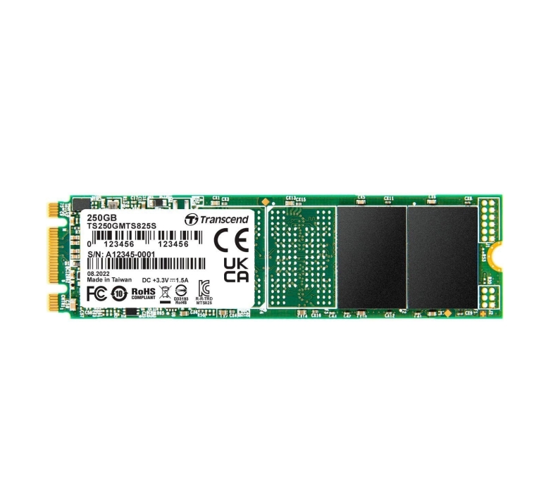 Transcend 250GB, M.2 2280 SSD, SATA3 B+M Key, TLC