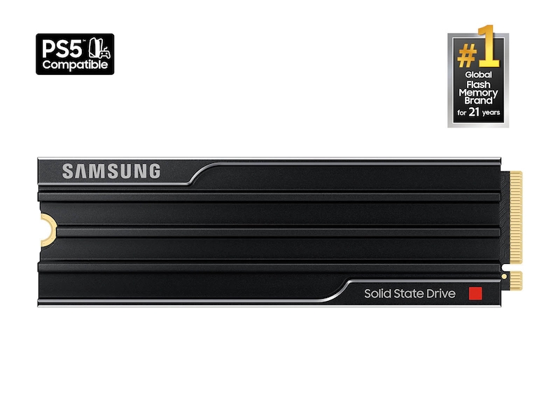 Samsung SSD 9100 PRO 1TB Heatsink PCIe 5.0 NVMe 2.0 M.2  Read 14700 MB/s Write 13300 MB/s