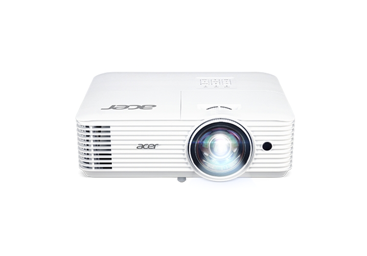 Acer Projector H6518STi, DLP, Short Throw, FHD (1920x1080), 3500 ANSI Lumens, 10 000:1, 1x, 3D ready, HDMI 2x1.4, VGA in, DC Out (5V/1A,USB Type A), RS232, Audio in/out, Wireless dongle included, Speaker 3W, Bag, 2.95kg, 2Y, White