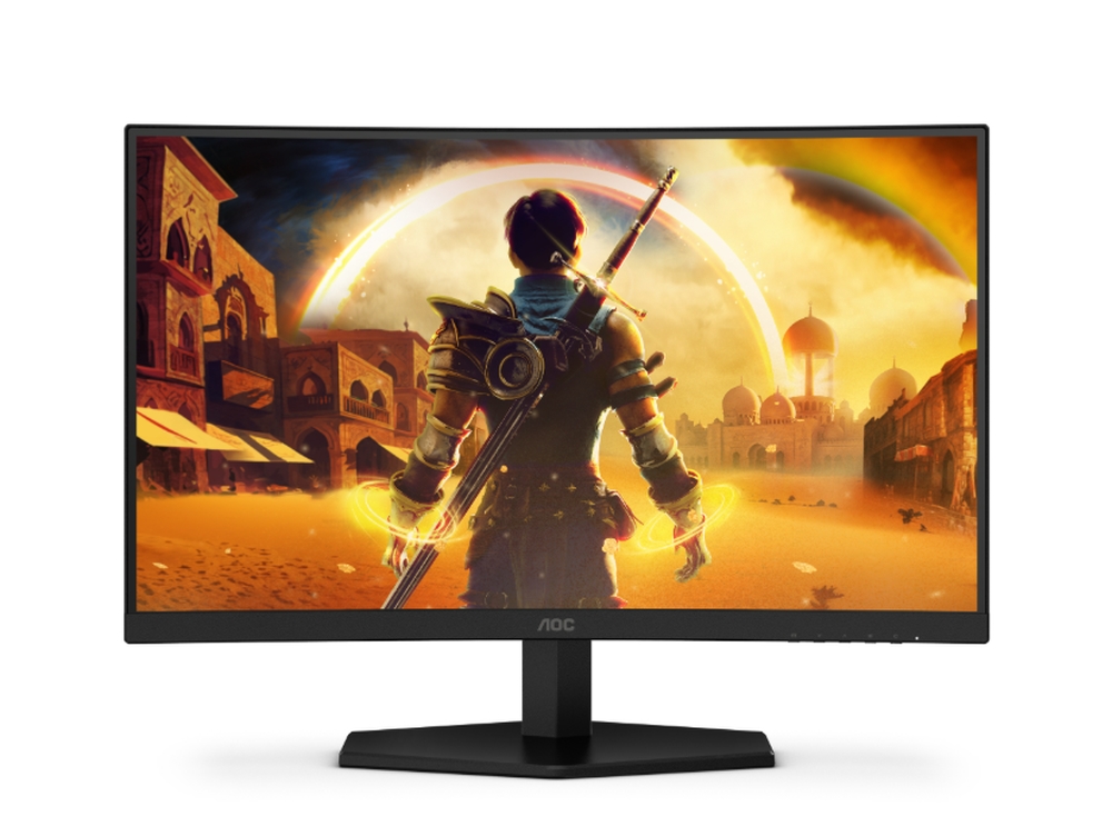AOC C24G42FE, 23.6" Curved 1500R, VA, WLED, 1920x1080@180Hz OC (Native 144Hz), 4ms GtG, 0.5ms MPRT, 300cd m/2, 3000:1, 80M:1 DCR, Adaptive Sync, FlickerFree, Low Blue Light, Tilt, HDMI, DP