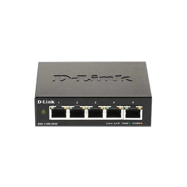 D-Link 5-Port Gigabit Smart Managed Switch