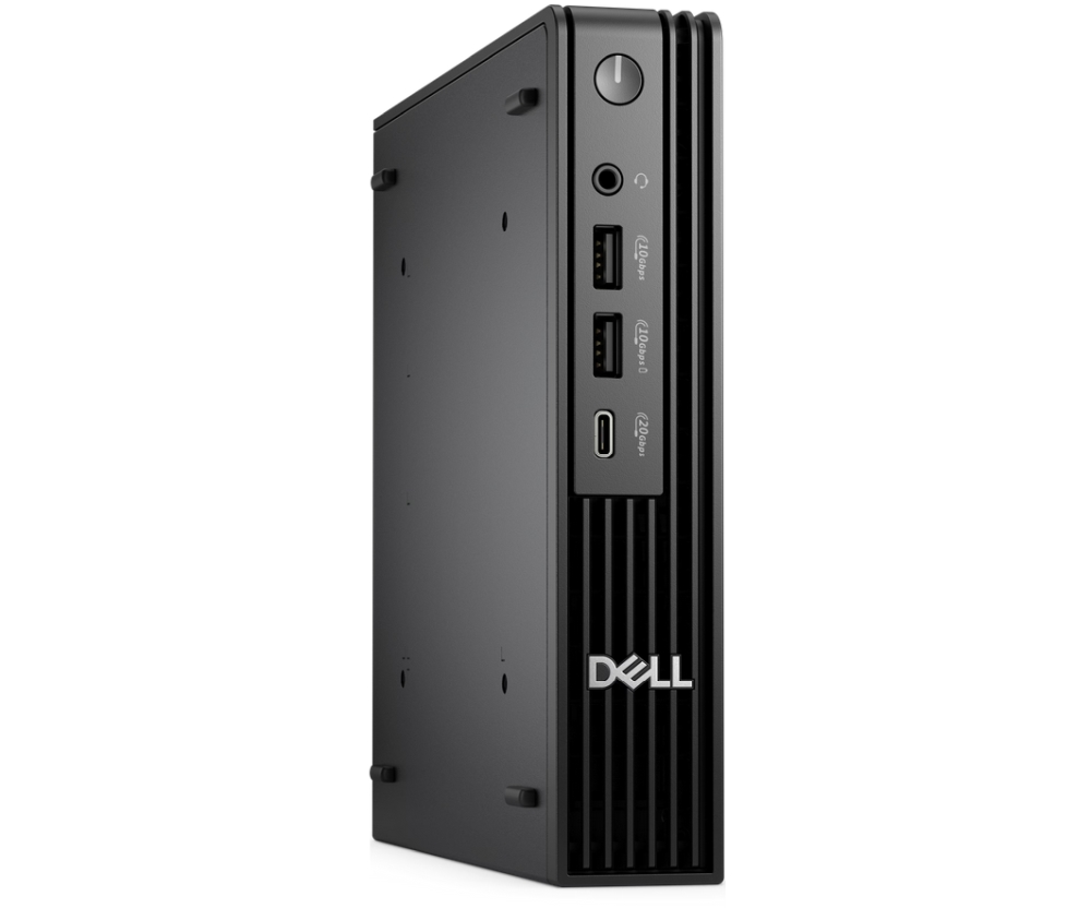 Dell Pro Micro Plus QBM1250,Intel Core Ultra 7 265 (13 TOPS NPU, 20 cores, up to 5.3GHz), 16 GB: 1 x 16 GB, DDR5, up to 5600 MT/s, 512GB SSD TLC, Integrated Graphics, Wi-Fi 6E, Keyboard&Mouse, 180W, Win 11Pro, 3Y PS