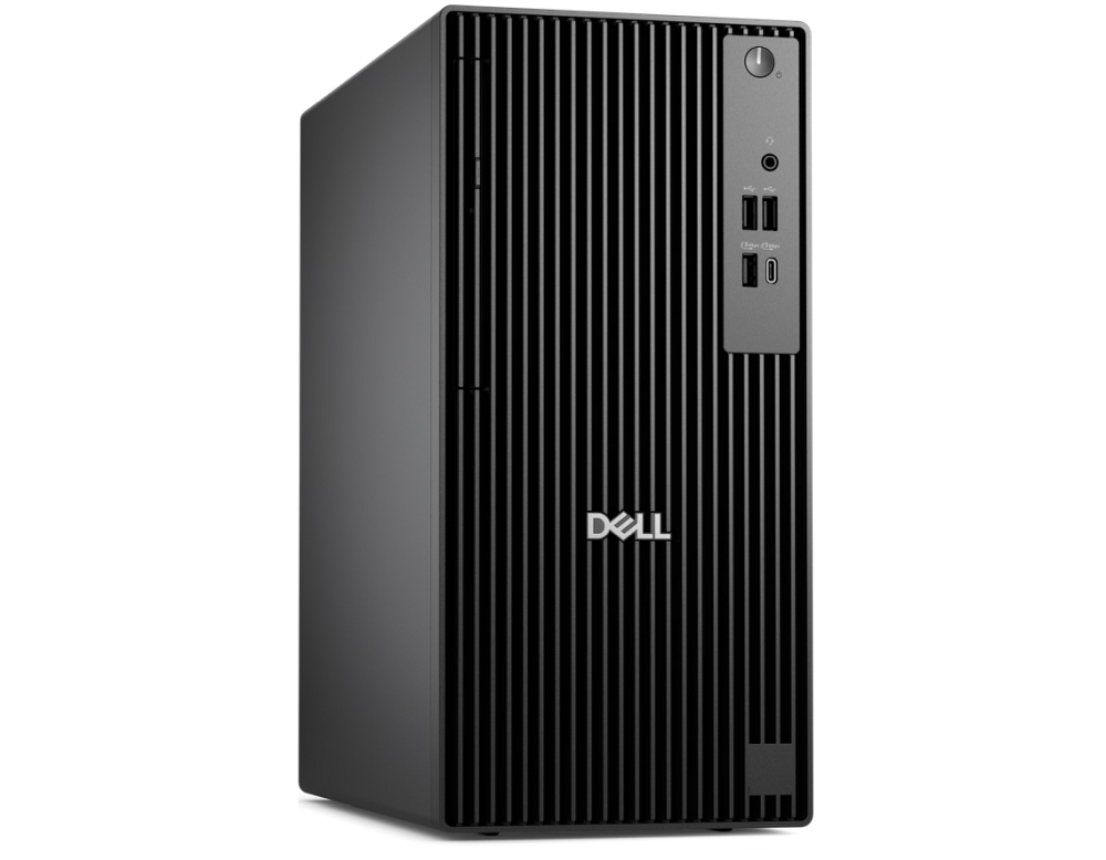 Dell Pro Tower QCT1255, AMD Ryzen 5 PRO 8600G (16 TOPS NPU, 6 cores, up to 5.0GHz, 16 GB: 2 x 8 GB, DDR5, up to 4800 MT/s, 512GB SSD, Integrated Graphics, 8x DVD+/-RW, Keyboard&Mouse, 180W, Ubuntu, 3Y PS
