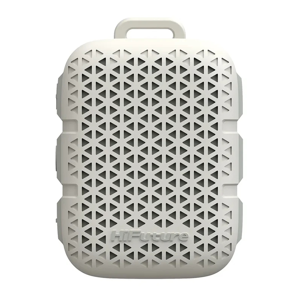 HiFuture Pocket S Beige,  Bluetooth 5.4, IPX7 Waterproof, 5W Output, Pair to Play (TWS Mode), Up to 8 Hours Playtime, Support Clip for Wear, Support Magnetic