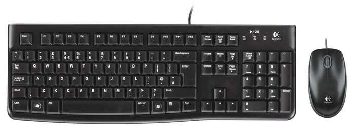 Logitech Desktop MK120 - US INTL - EER