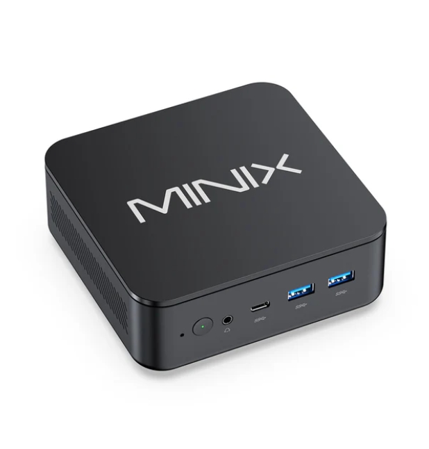 MiniX NGC NR660LP AMD Ryzen 5 6600H, 16GB DDR5, 512GB SSD, Dual LAN, Dual HDMI, USB-C, Windows 11 Pro