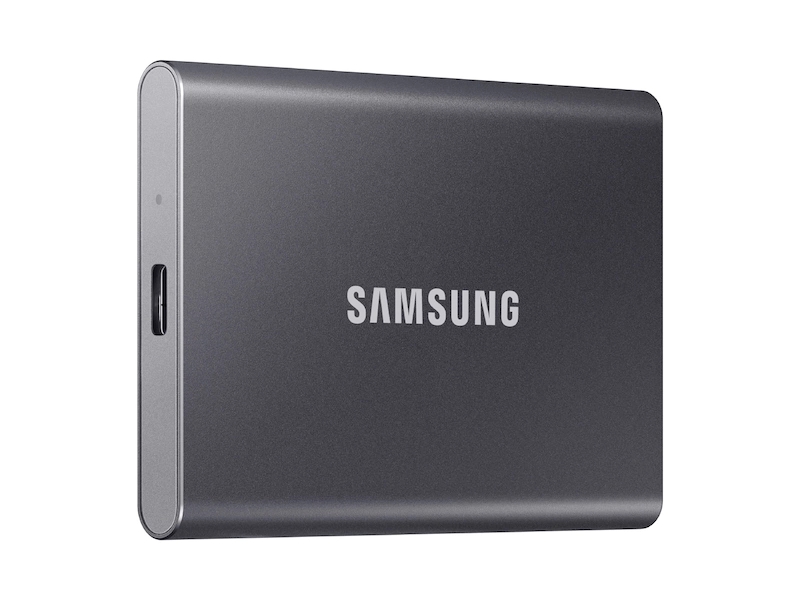Samsung Portable SSD T7 2TB, USB 3.2, Read 1050 MB/s Write 1000 MB/s, Titan Gray