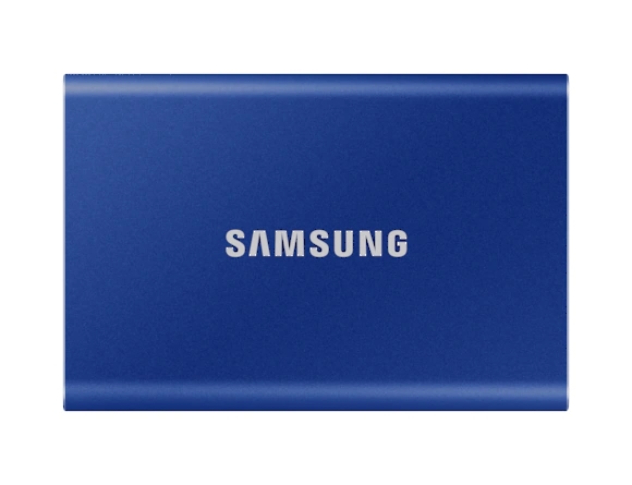 Samsung Portable SSD T7 2TB, USB 3.2, Read 1050 MB/s Write 1000 MB/s, Indigo Blue