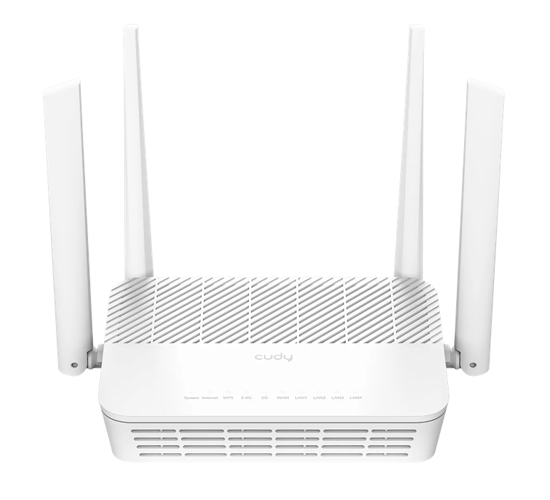 Cudy WR3000H AX3000 2.5G Dual Band Wi-Fi 6 Mesh Router 2402Mbps at 5GHz + 574Mbps at 2.4GHz, 1 x 2.5G Port , 4 x 10/100/1000Mbps Ports Cudy Mesh Cudy APP