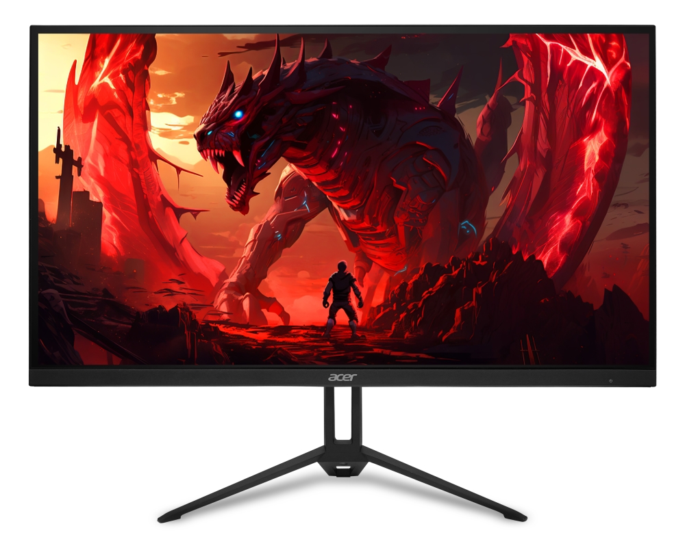 Acer Nitro KG243YS1bipx, 23.8'' IPS, FHD (1920x1080), ZeroFrame, FreeSync, 180Hz, 1ms, 100M:1, 250 nits, HDR10, 1x HDMI 2.1, 1x DP 1.2, Audio Out, BlueLightShield, Tilt, VESA, Black