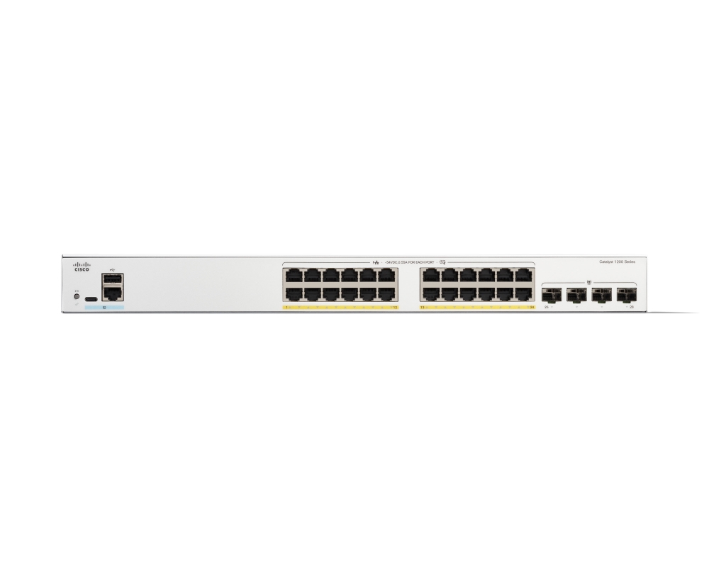 Cisco Catalyst 1200 24-port GE, PoE, 4x1G SFP