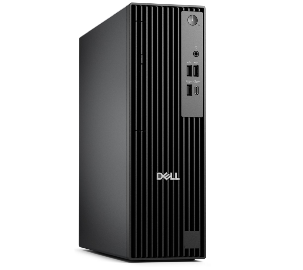 Dell Pro Slim QCS1255, AMD Ryzen 5 8600G (16 TOPS NPU, 6 cores, up to 5.0GHz), 16 GB: 1 x 16 GB, DDR5, up to 4800 MT/s, 512GB SSD, Integrated Graphics, Wi-Fi 6, Bulgarian Keyboard&Mouse, 180W, Win 11 Pro, 3Y PS