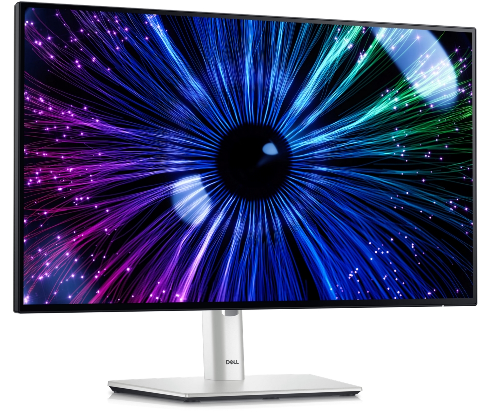 Dell U2424HE, 23.8" IPS Anti-Glare, UltraSharp InfinityEdge, 5ms, 1000:1, 250 cd/m2, FullHD 1920x1080, 120 Hz, 100% sRGB, HDMI, DisplayPort, USB-C Hub, USB 3.2 hub, RJ45, KVM ComfortView Plus, Height Adjustable, Pivot, Swivel, Tilt, Black
