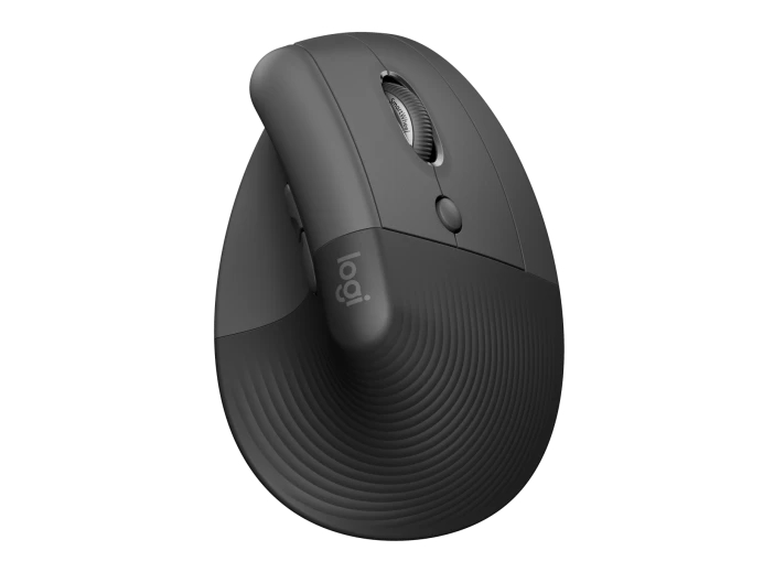 Logitech Lift Vertical Ergonomic Mouse for Business, Graphite